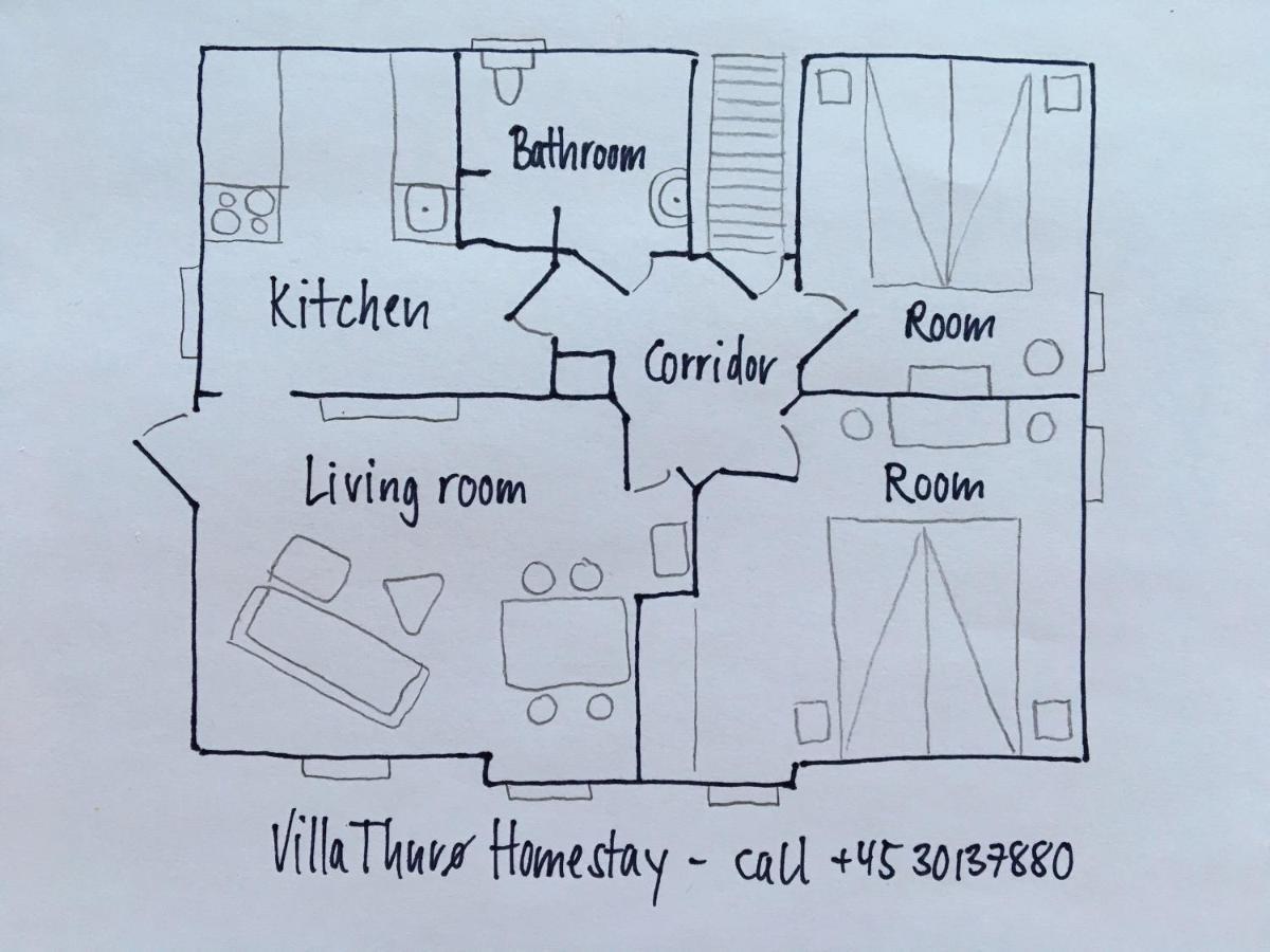 Villa Thurø Homestay Svendborg Eksteriør bilde